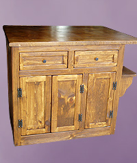 Solid Wood Kitchen Island