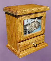 Solid Wood Pet Memorials